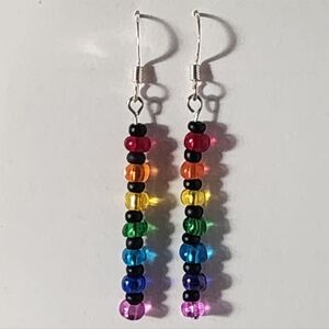 Handmade Colorful Glass Beaded Earrings